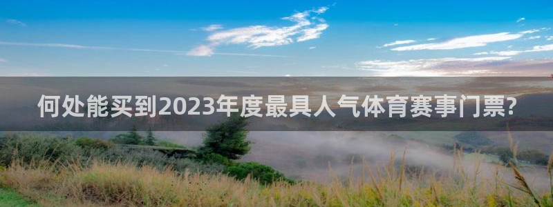 广兴巅峰国际：何处能买到2023年度最具人气体育赛事门票?